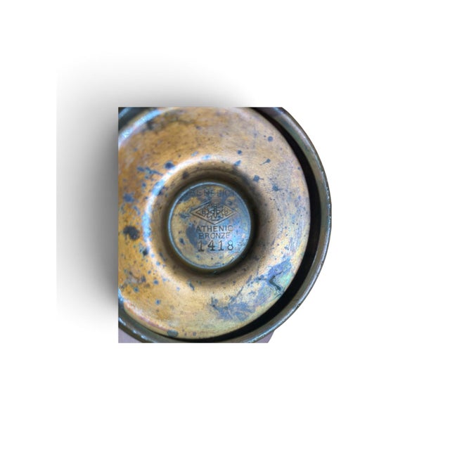 Metal Early 20th Century Benedict Studios Set of Eight Bud Vases For Sale - Image 7 of 12