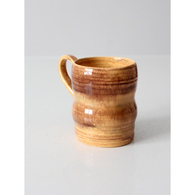 Vintage Handmade Studio Pottery Mug For Sale - Image 6 of 12