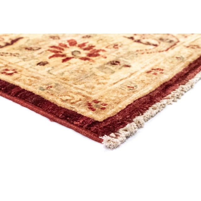 Middle Eastern Hand-Knotted Stonewashed Ziegler Rug For Sale - Image 9 of 11