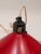1970s Pair of Mid Century Lamps / Red Hanging Lamps For Sale - Image 5 of 6