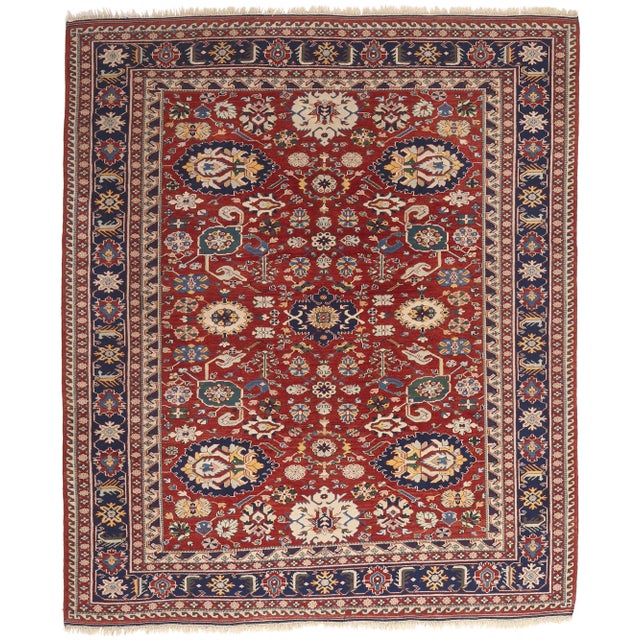 Late 20th Century Vintage Turkish Oushak Rug, 08'03 X 09'07 For Sale - Image 10 of 10