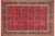 Red Shabby Chic 1990's Floral Pak-Persian Red/Teal Wool Rug- 9'0'' X 12'0'' For Sale - Image 8 of 9