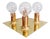 Tubular Brass Ceiling Light by Cosack Leuchten, 1970s For Sale