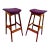 Pair Teak Bar Stools by Johannes Andersen For Sale