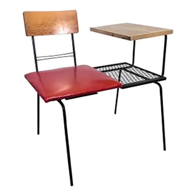 Mid Century Modern Telephone Chair Chairish
