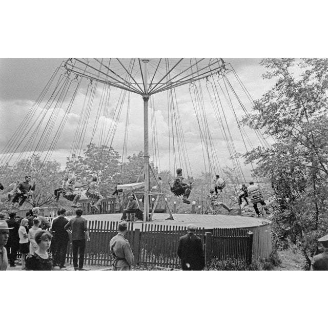 Khabarovsk Funfair A carousel swing ride in the Soviet city of Khabarovsk, 1967. Taken during a Trans-Siberia train voyage...