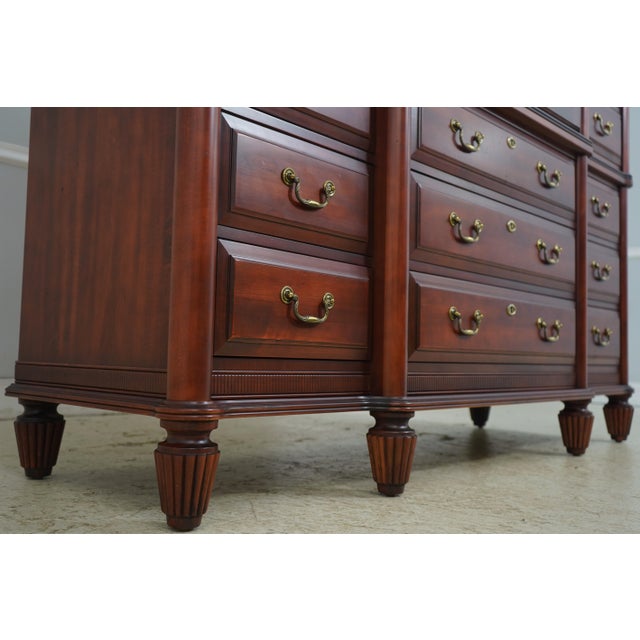 Wood Durham Cherry Armoire Chifferobe Tv Unit For Sale - Image 7 of 18