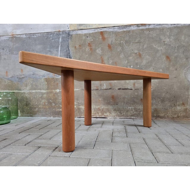 Metal Mid-Century Modern Teak Coffee Table by L. Sallingboe for Jelling Keramik, Denmark, 1970s For Sale - Image 7 of 12
