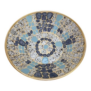 Vintage Mosaic Tile Bowl For Sale