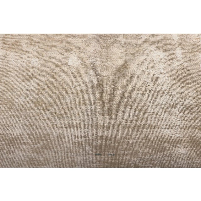 Mid 20th Century Mid 20th Century Distressed Faded Vintage Persian Rug, 03'03 X 04'05 For Sale - Image 5 of 10
