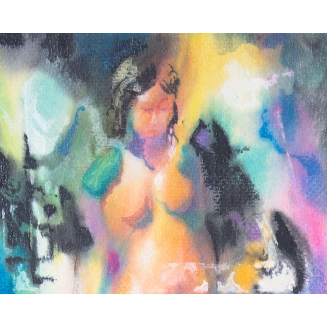 Paint 1968 Abstract Watercolor Painting by George Coggeshall For Sale - Image 7 of 8