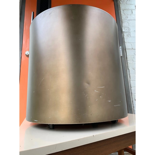 Bronze 1970s Extra Large Paul Mayen Aluminum Planter in Bronze Finish For Sale - Image 8 of 12