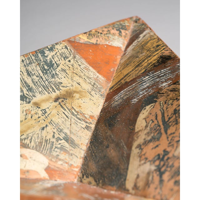 Geometric Stoneware Object by Karl Fulle Studio Pottery, Early 1990s For Sale - Image 9 of 18