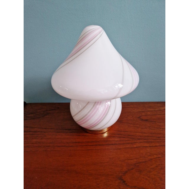 Mushroom Lamp in Murano Glass, 1970s For Sale - Image 4 of 15