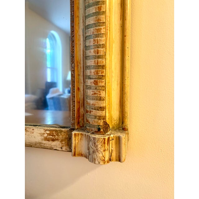 French Last Day for This Listing! (I'm Moving Abroad) - Louis Philippe Overmantel Mirror, French 1840 - 1845 For Sale - Image 3 of 4