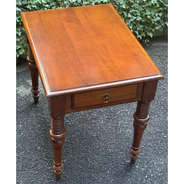 Wood Ethan Allen British Classics End Table / Nightstands - A Pair For Sale - Image 7 of 12