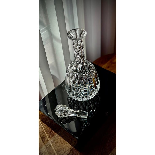 1900 - 1909 Edwardian Petal-Cut Crystal Sherry Decanter, England, 1905 For Sale - Image 5 of 18