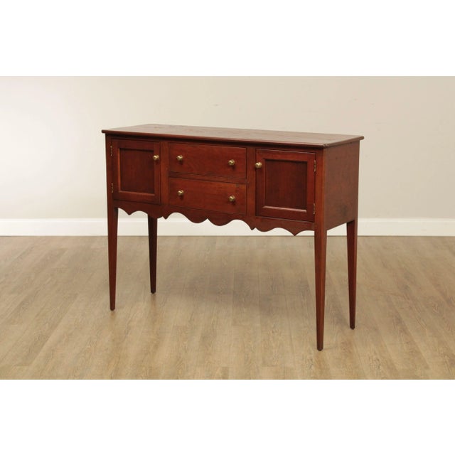 Mid 20th Century Early American Style Custom Cherry Sideboard Server For Sale - Image 9 of 13