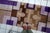 Textile 1970s, Vintage French Savonnerie Runner Modernist Design 2.9' X 8.5' For Sale - Image 7 of 13