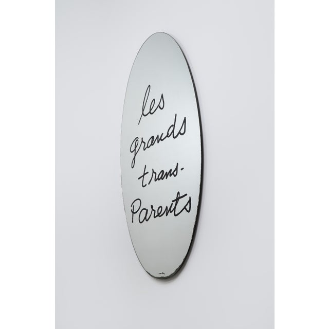 Transparent Les Grands Mirror by Man Ray for Simon Gavina, 1970s For Sale - Image 8 of 13