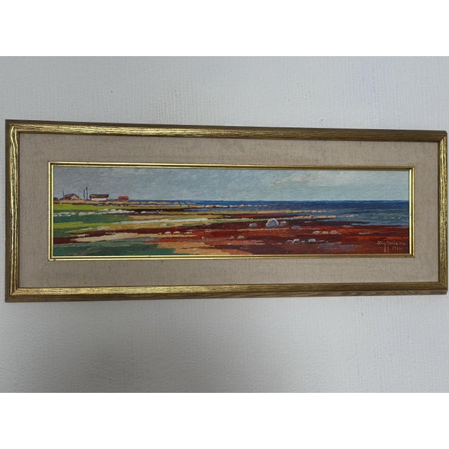 Stig Jonzon, Red Seaweed, Bredsätra Öland, 1966, Oil on Panel For Sale - Image 10 of 13