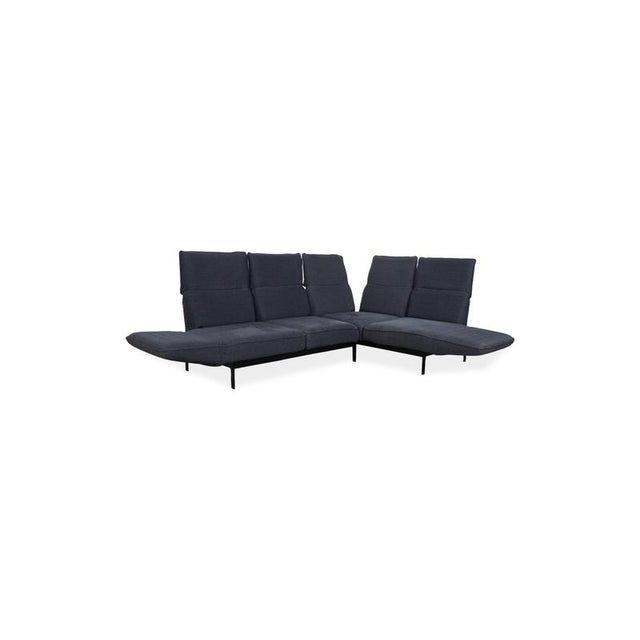Rolf Benz Mera 386 Fabric Corner Sofa Grey Sofa Couch For Sale - Image 5 of 18