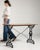 Metal Cast Iron Bistro Table with Oak Top, Antique, France, 20th Century For Sale - Image 7 of 18