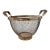 Vintage Metal Wire Gathering Basket For Sale