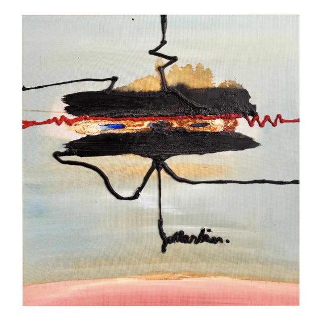 Victor Martin Jeppesen, Composition, 1969, Oil on Canvas For Sale