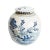 Traditional vintage blue & white painted urn. Beautiful hand painted cobalt blue blossom and tree imagery, and Chinese...