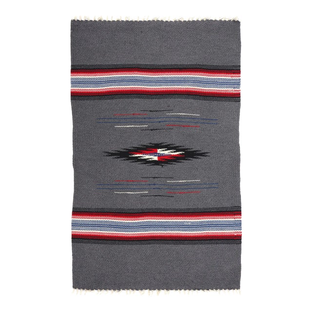 Vintage New Mexico Chimayo Rug - 03'01 X 05'00 For Sale