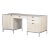 Four Hands Trey Executive Desk, Dove Poplar For Sale