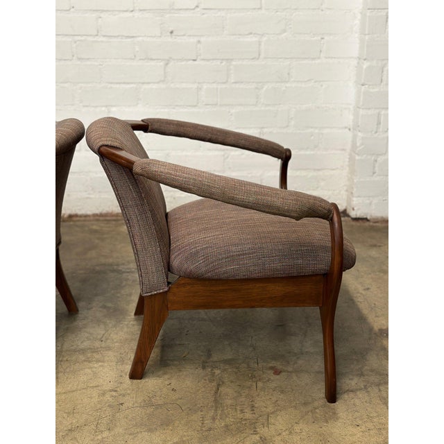 Mid-Century Modern 1960s Horseshoe Style Lounge Chair For Sale - Image 3 of 12
