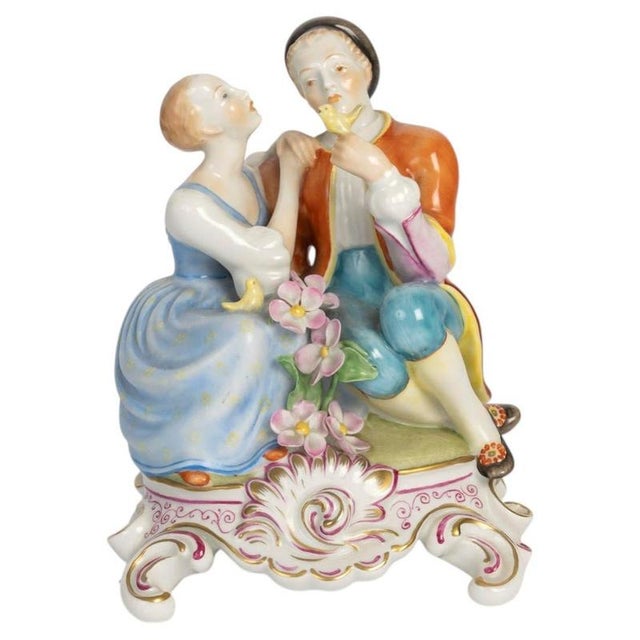 20th Century Porcelain Figurine Set For Sale - Image 10 of 10