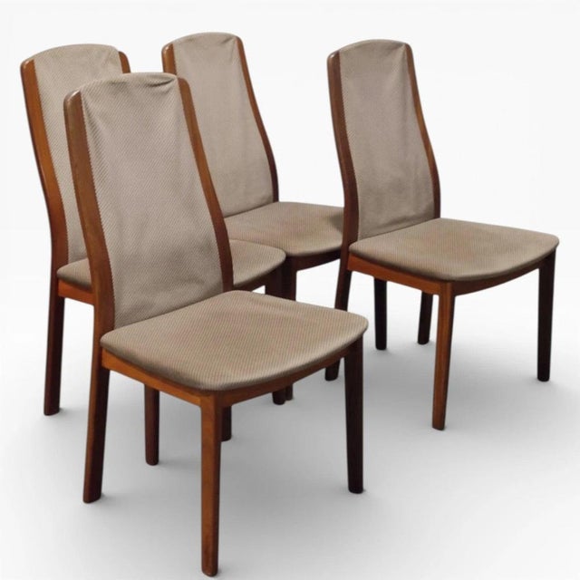 Wood Mid-Century Teak Dining Chairs with Upholstered Seats from G-Plan, 1980s, Set of 4 For Sale - Image 7 of 7
