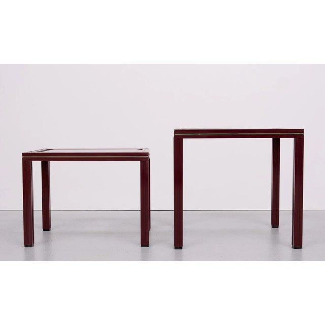 Side Tables attributed to Pierre Vandel, Set of 2 For Sale - Image 6 of 8