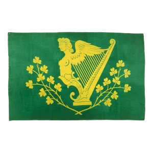 Antique Silk Parade Flag of Ireland (Erin Go Bragh)