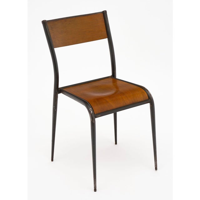 Set of 10 French Industrial Chairs Chairish