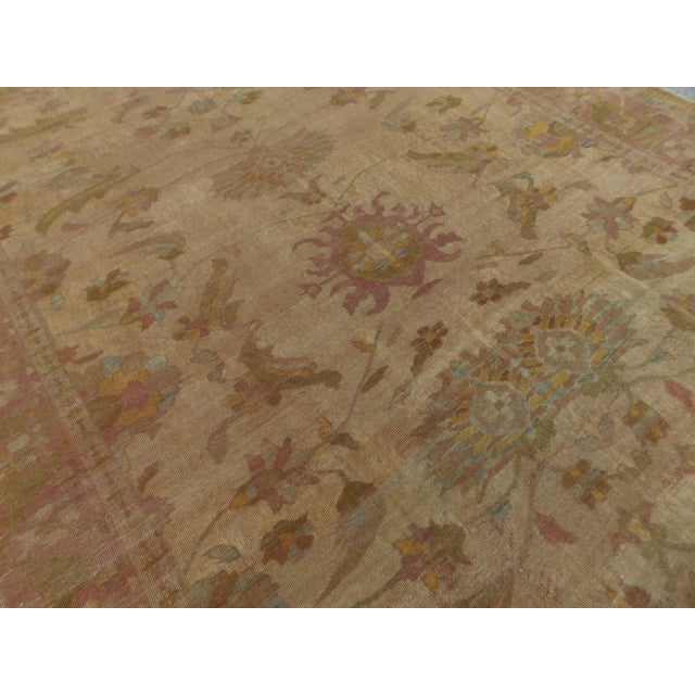 Vintage Hand Knotted Turkish Rug 8'10"x 11'10" For Sale - Image 11 of 13