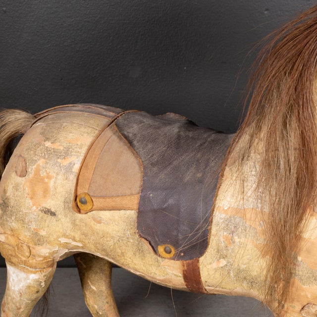 Victorian Mid-Late 19th C. Carved Horse c.1850-1890 For Sale - Image 3 of 9