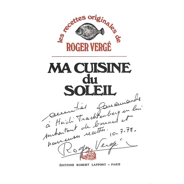 LAFFONT, Robert Inscribed on title page [382] pp. Robert Laffont 1978 9 3/4" x 6 3/8" Inscribed to Heidi Trachtenberg by...