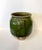Antique French Confit Pot Green Glazed Terracotta For Sale In Los Angeles - Image 6 of 11