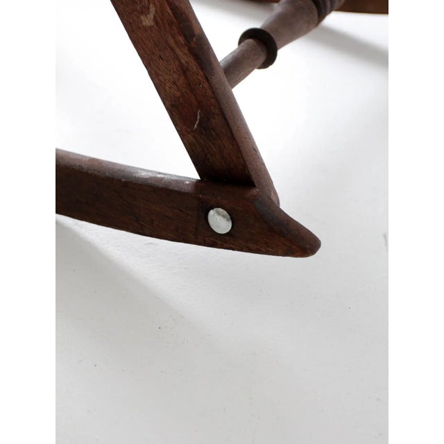 Late 19th Century Antique Victorian Eastlake Adjustable Rocking Chair For Sale - Image 5 of 13