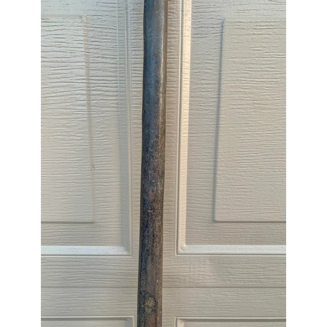 Monumental Early 20th Century Hand-Forged Iron Railroad Wrench For Sale In South Bend - Image 6 of 10