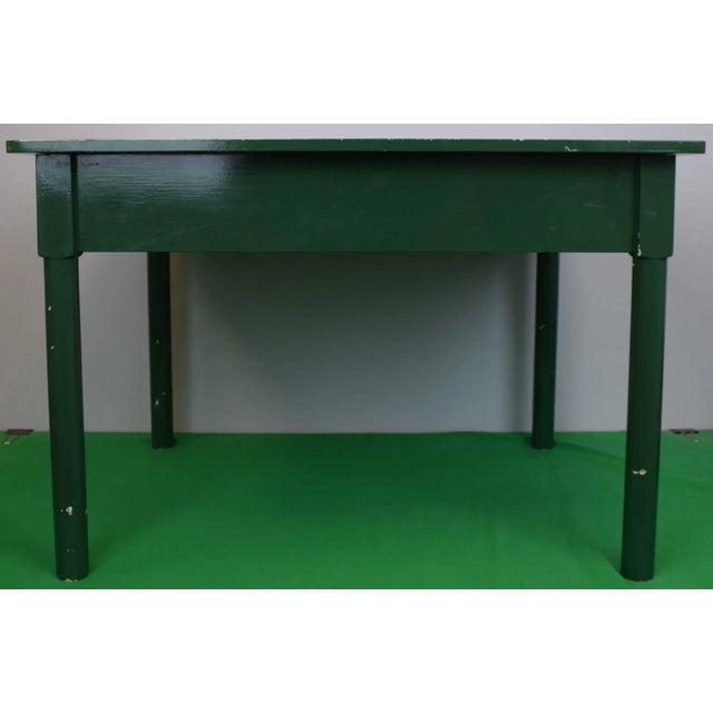 "British Racing Green Children's Games Table W/ Hand Painted King's Guards" Provenance: The Susie Hilfiger Collection For Sale In New York - Image 6 of 9