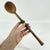 Zulu spoon from the early - mid 20th century. Dark, natural, worn patina. Zulu spoons were carved by men only, out of a...
