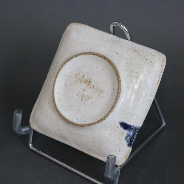 Small Vintage Italian Ceramic Dish by Bruno Gambone, 1980s For Sale - Image 11 of 12