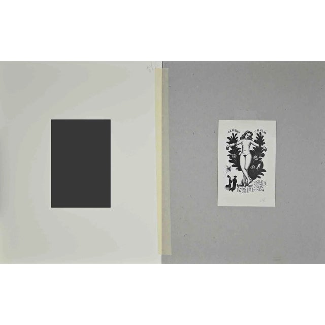 Ex Libris Giorgio Balbi is an artwork realized by Italo Zetti in the mid-20th Century. Woodcut, 12 x 7,5 cm; It includes...