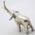 Large Vintage Italian Handmade Sterling Silver Elephant Figurine, Arezzo, Tuscany, Italy, 1980s For Sale - Image 4 of 13
