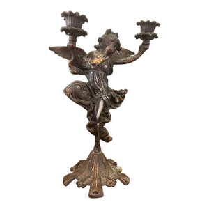 Vintage Art Nouveau Style Lady Dancing Decorative Candle Holder